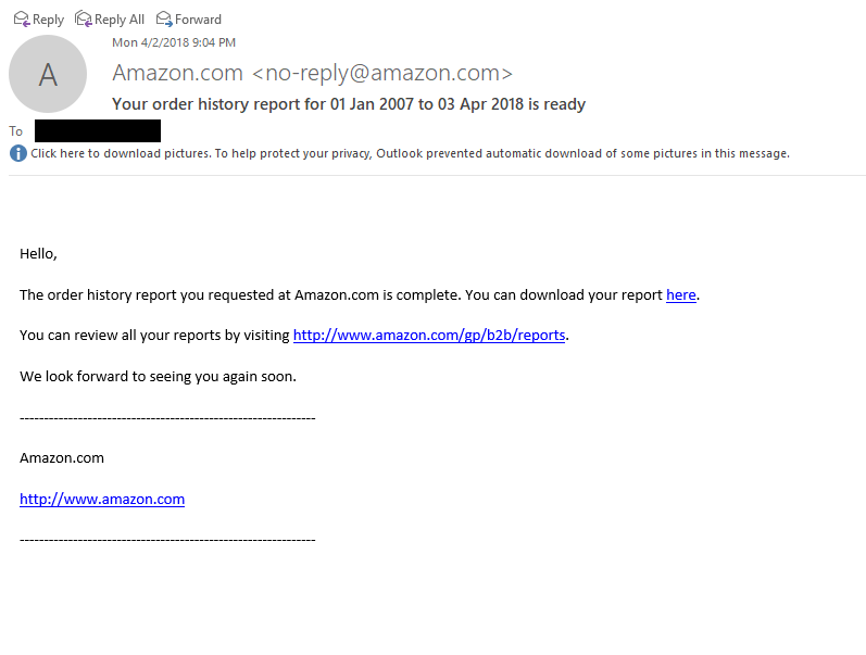 can you delete your amazon order history